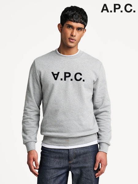 A.P.C. Grey Large Standard Sweatshirt (AM5659) | AED1,252