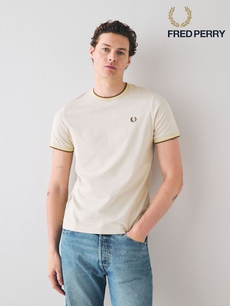 Fred Perry Twin Tipped Logo T-Shirt (AM5733) | 333 QAR