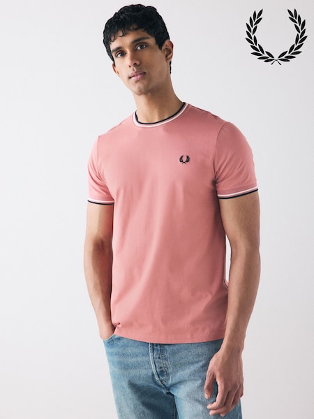 Fred Perry Twin Tipped Logo T-Shirt (AM5756) | 333 QAR