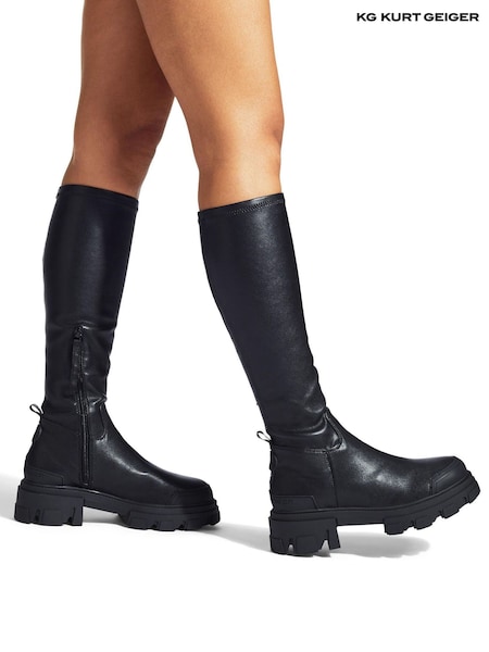 KG Kurt Geiger Trekker Sock Knee2 Black Boots (AM5772) | € 146