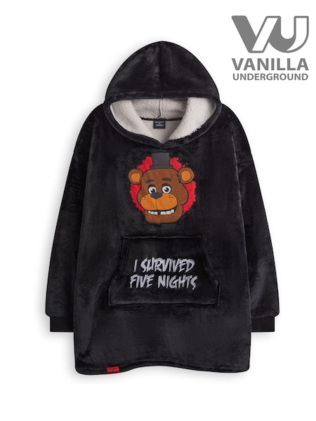 Vanilla Underground Black Boys Five Nights at Freddy's Blanket Hoodie (AM5830) | €39