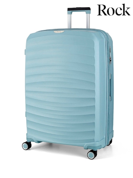 Rock Luggage Large Blue Sunwave Suitcase (AM5853) | €140