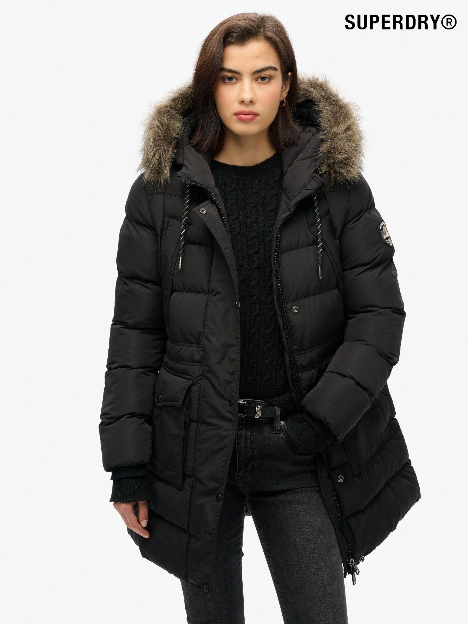 Women s Jackets Superdry Faux Fur Coatsandjackets Next Oman