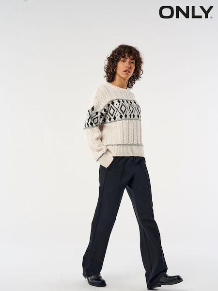 ONLY Cosy Fairisle Knitted Christmas Jumper (AM5936) | 27 €