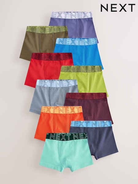 Multi Bright Boxers 10 Pack (2-16yrs) (AM6265) | €41 - €48