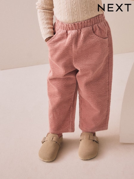 Pink Cord Trousers (3mths-7yrs) (AM6307) | AED66 - AED76