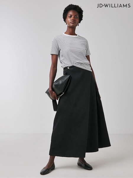 JD Williams Full Pleat Maxi Skirt (AM6356) | 198 LEI