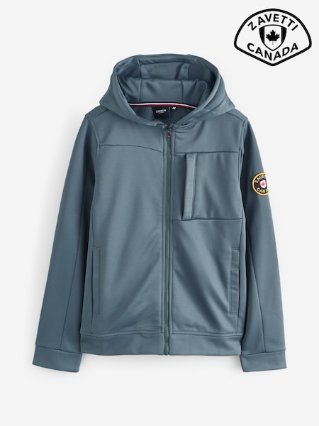 Zavetti Canada Junior Firronino Zip Through Blue Hoodie (AM6401) | €60