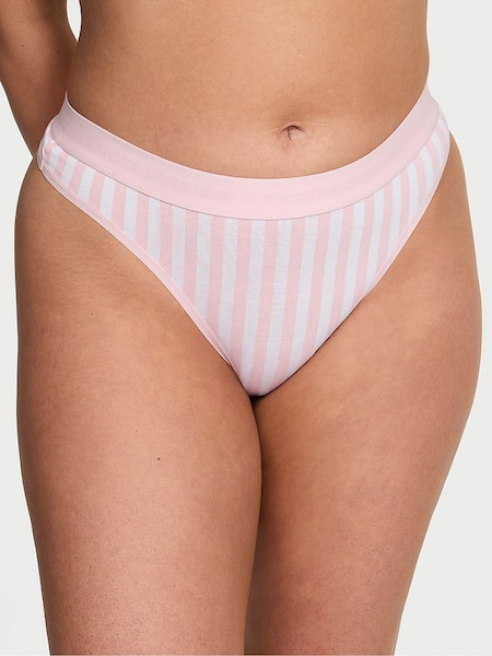 Victoria's Secret Pretty Blossom Pink Stripe Thong Knickers (AM6481) | €10.50