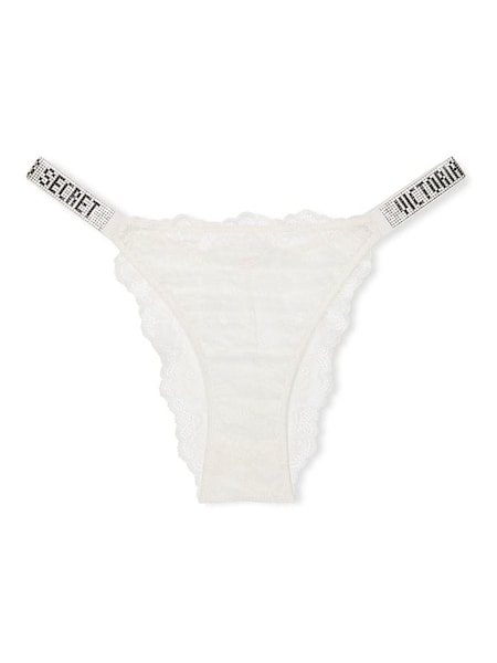 Victoria's Secret Coconut White Brazilian Shine Strap Knickers (AM6514) | €22.50