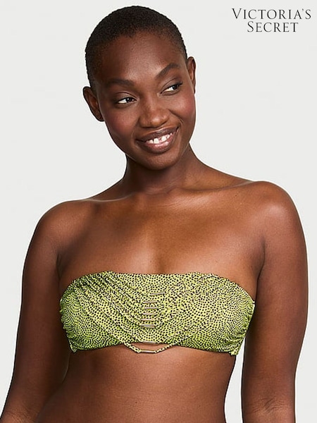 Victoria's Secret Limelight Green Dots Bandeau Archive Bikini Top (AM6525) | €67
