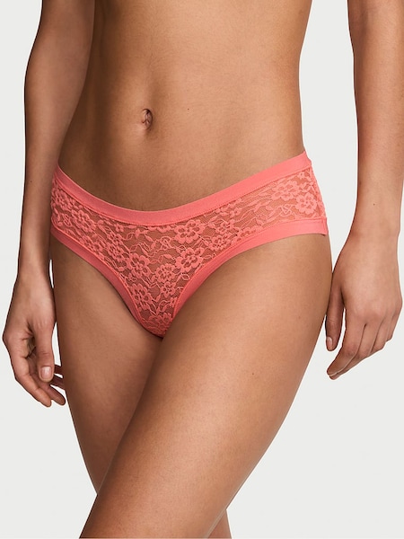 Victoria's Secret Coral Ribbon Orange Cheeky Knickers (AM6552) | €10.50