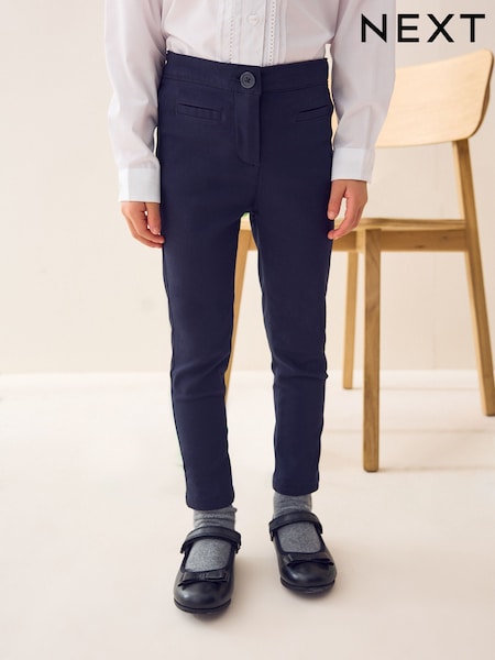 Marineblau/blau - School Skinny Stretch Trousers (3-18yrs) (AM6569) | 13 € - 20 €