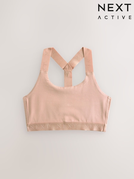Blush Pink Active Sports Low Impact Ultimate Comfort Crop Top (AM6610) | AZN 22