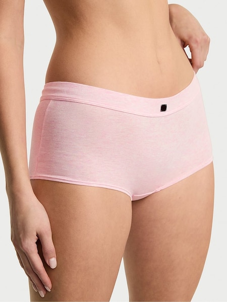 Victoria's Secret Pink Petal Heather Short Cotton Logo Knickers (AM6780) | €10.50