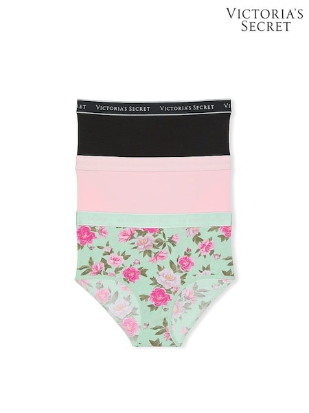 Victoria's Secret Black/Pink/Green Brief 3 Pack Knickers (AM6798) | €31