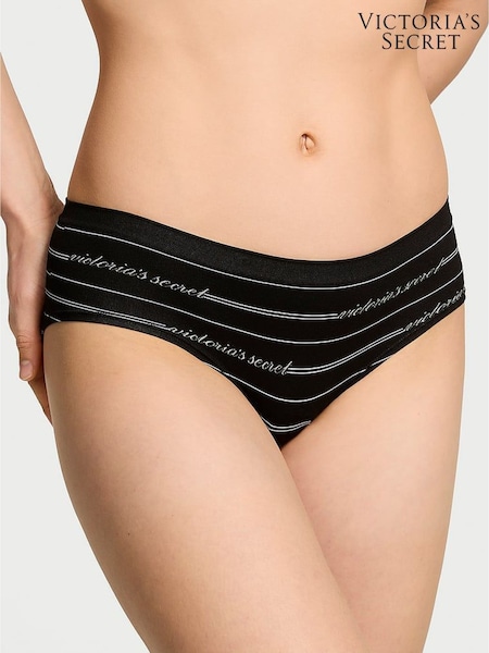 Victoria's Secret Black Logo Script Hipster Knickers (AM6832) | €10.50