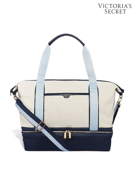 Victoria's Secret Blue and White Travel Overnight Bag (AM6878) | €137