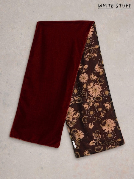 White Stuff Velvet Printed Scarf (AM6928) | 163 LEI