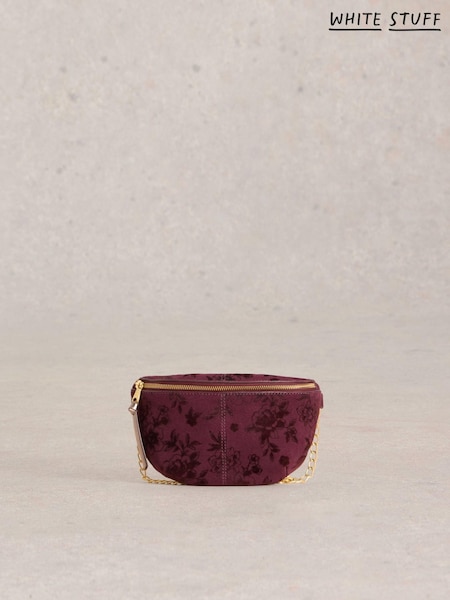 White Stuff Purple Mini Sebby Party 100% Cotton Sling Bag (AM6943) | €51