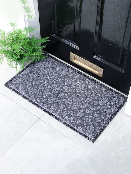 Artsy Mats Navy Leaf Pattern Doormat (AM7042) | € 39