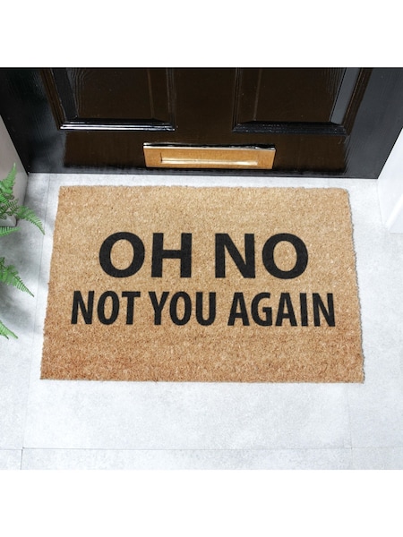 Artsy Mats Natural and Black Not You Again Doormat (AM7100) | €27