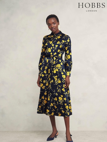 Hobbs Blue Amelia Dress (AM7134) | AED1,159