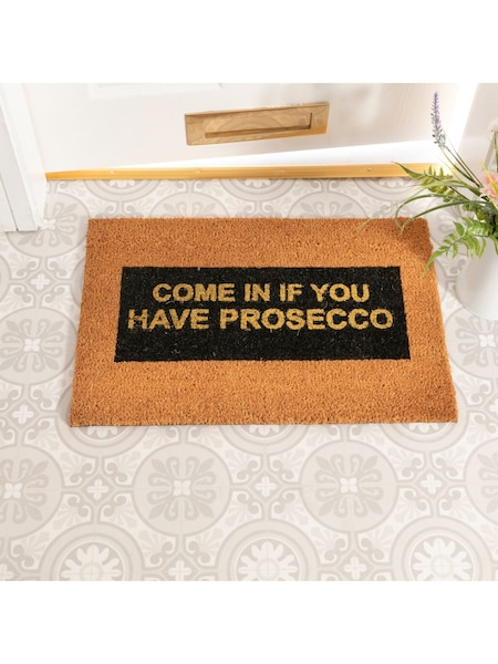 Artsy Mats Natural/Black Glitter Come in if you have Doormat (AM7165) | €27