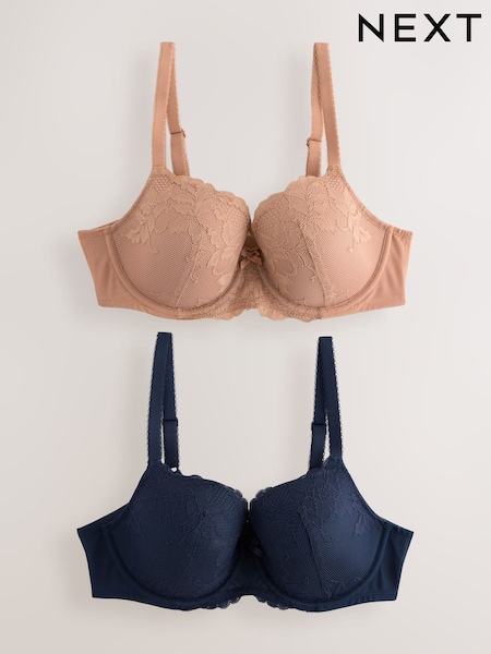 Praline Vaalea beige/laivasto - DD Lace Rintaliivit 2 Pack (AM7169) | €42