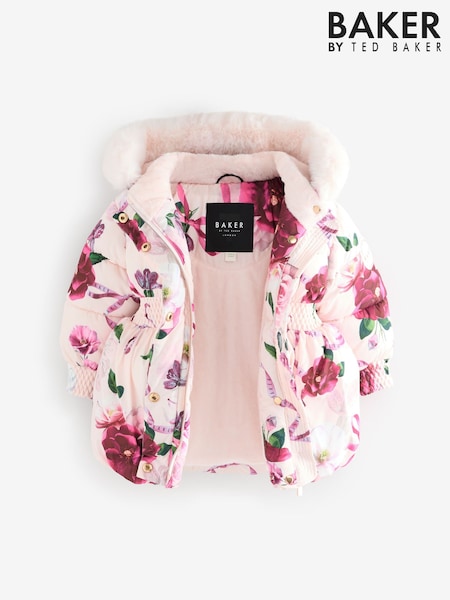 Baker by Ted Baker Shower Resistant Bubble Hem Padded Coat (AM7685) | €77 - €80