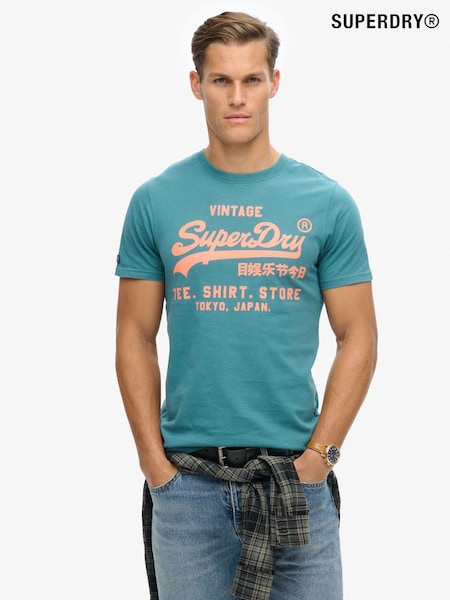 Superdry Neon Vintage Logo Graphic 100% Cotton T-Shirt (AM7707) | 43 €