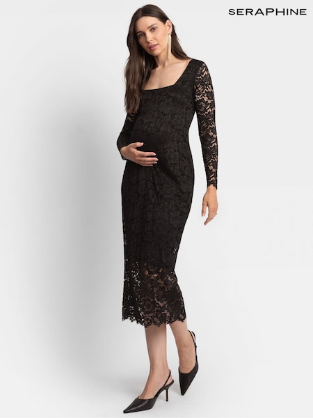 Seraphine Maternity Black Lace Bodycon (AM7760) | 4,506 UAH