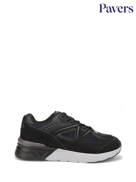 Pavers Black Gents Casual Trainers (AM7857) | 315 zł