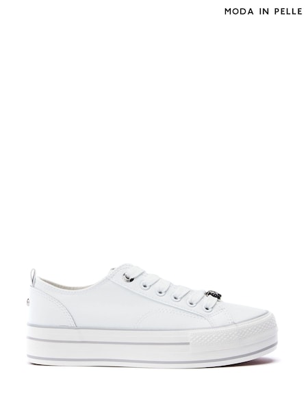 Moda in Pelle Bagnol Chunky Sole Lace-Up Trainers (AM7987) | AED230