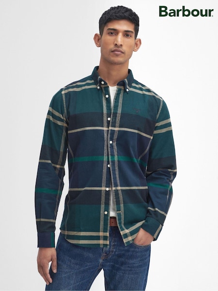 Barbour® Green Iceloch TF 100% Cotton Shirt (AM8029) | €137