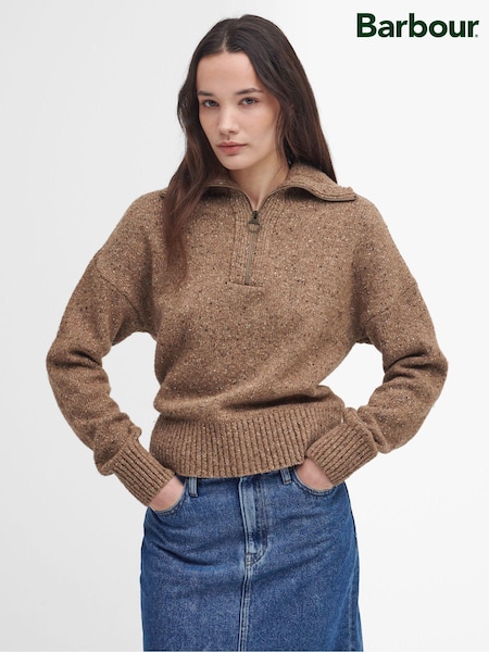 Barbour® Brown Lavensdale HZ Jumper (AM8041) | €95