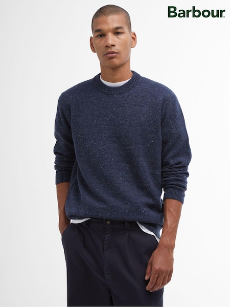Barbour® Blue Tainsbury Crew Jumper (AM8047) | €137