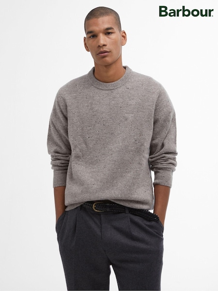 Barbour® Cream Tainsbury Crew Jumper (AM8054) | €155