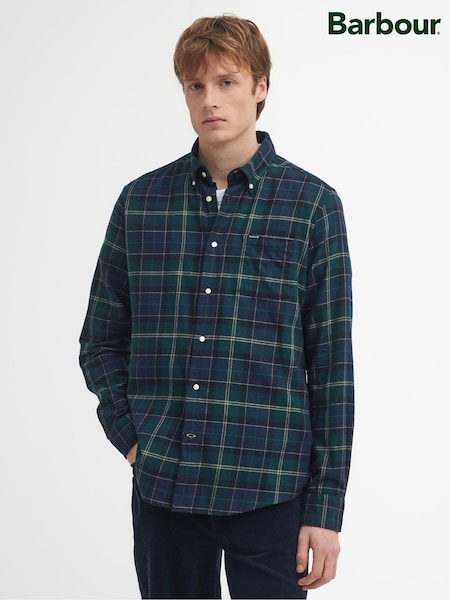 Barbour® Green Fortrose Tailored Tartan Shirt (AM8056) | €120