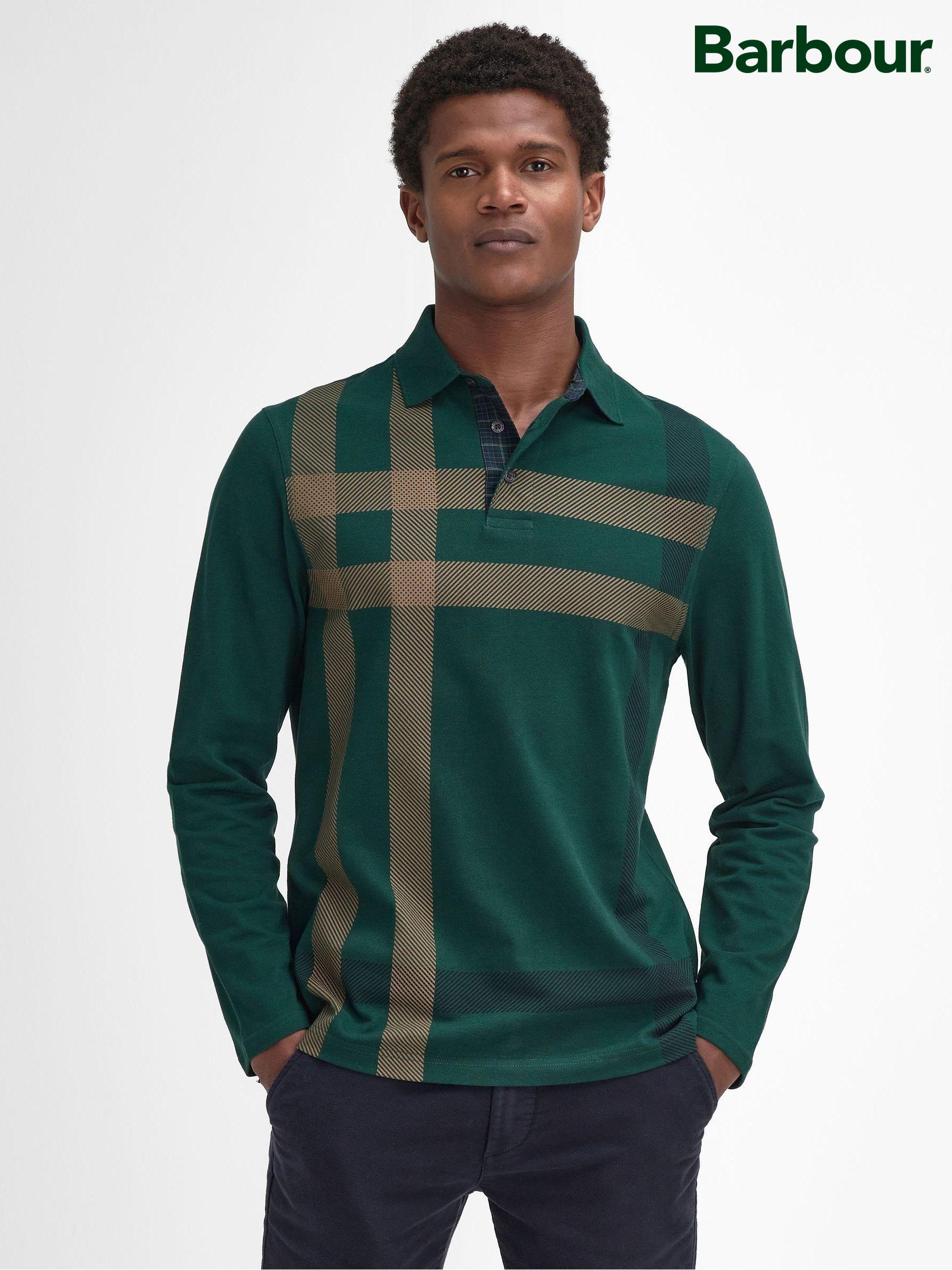 Men's Polo Shirts Colour Block Long Sleeve Tops | Next Qatar