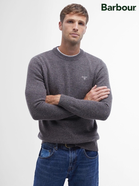 Barbour® Grey Tainsbury Crew Jumper (AM8063) | €137