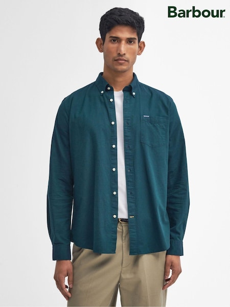 Barbour® Green Marsden Oxford Shirt (AM8075) | €120