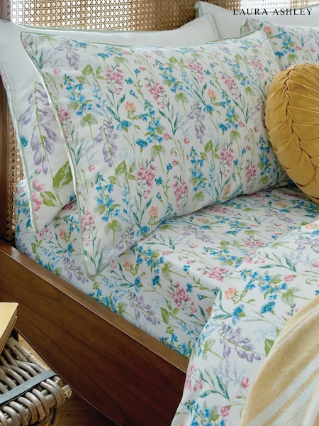 Laura Ashley Multi 100% Cotton Elston Garden Ditsy Fitted Sheet (AM8136) | €40 - €53