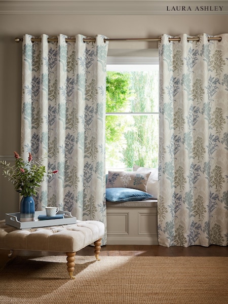 Laura Ashley 100% Cotton Tenby Blackout Eyelet Curtains (AM8151) | 140 € - 265 €