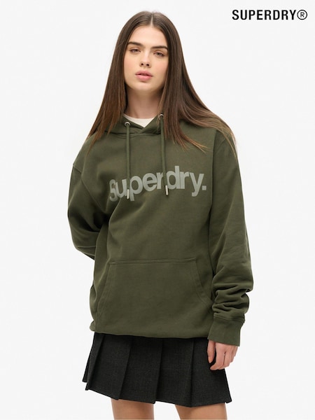 Superdry Oversized Core Logo City 100% Cotton Hoodie (AM8199) | ‏302‏₪