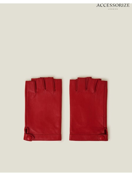 Accessorize Leather Fingerless Gloves (AM8328) | ‏85 ر.ق.