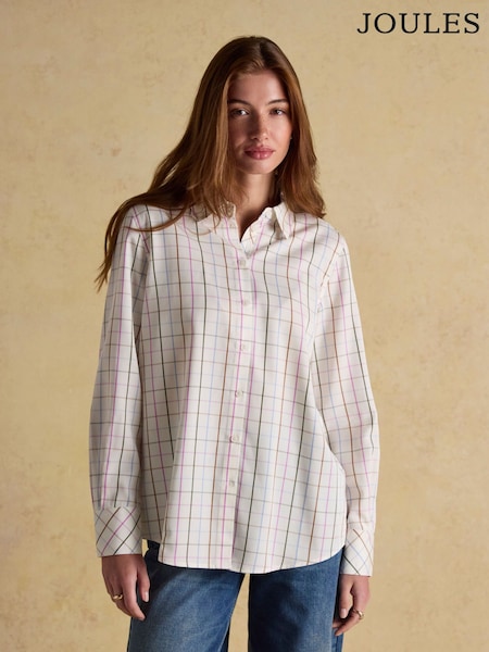Joules Claudia Multi Boyfriend Shirt (AM8361) | €72