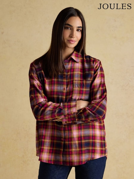 Vermelho - Lorena Brushed Cotton Shirt (AM8380) | R$ 585