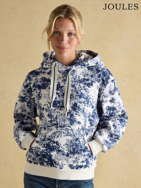 Blue & Cream Safari - Joules Milbourne Hoodie (AM8449) | R$ 585