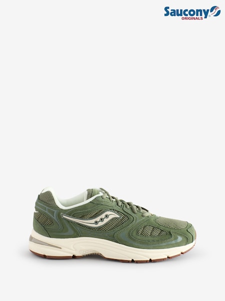 Saucony Khaki/Green Mens Grid Jazz 9 Trainers (AM8451) | R$ 1,085